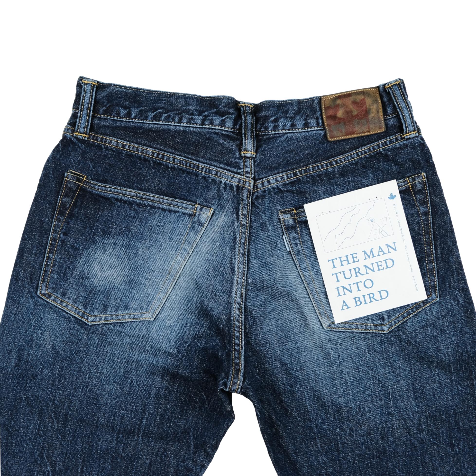 Omoto Denim "2 Year Wash" Distressed 13.5oz. Selvedge Jeans (Slim Straight)