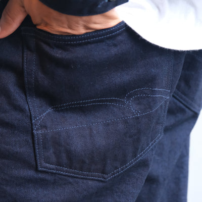 [Pre-Order] Studio D'Artisan Double Indigo Selvedge Jeans (Regular Straight)