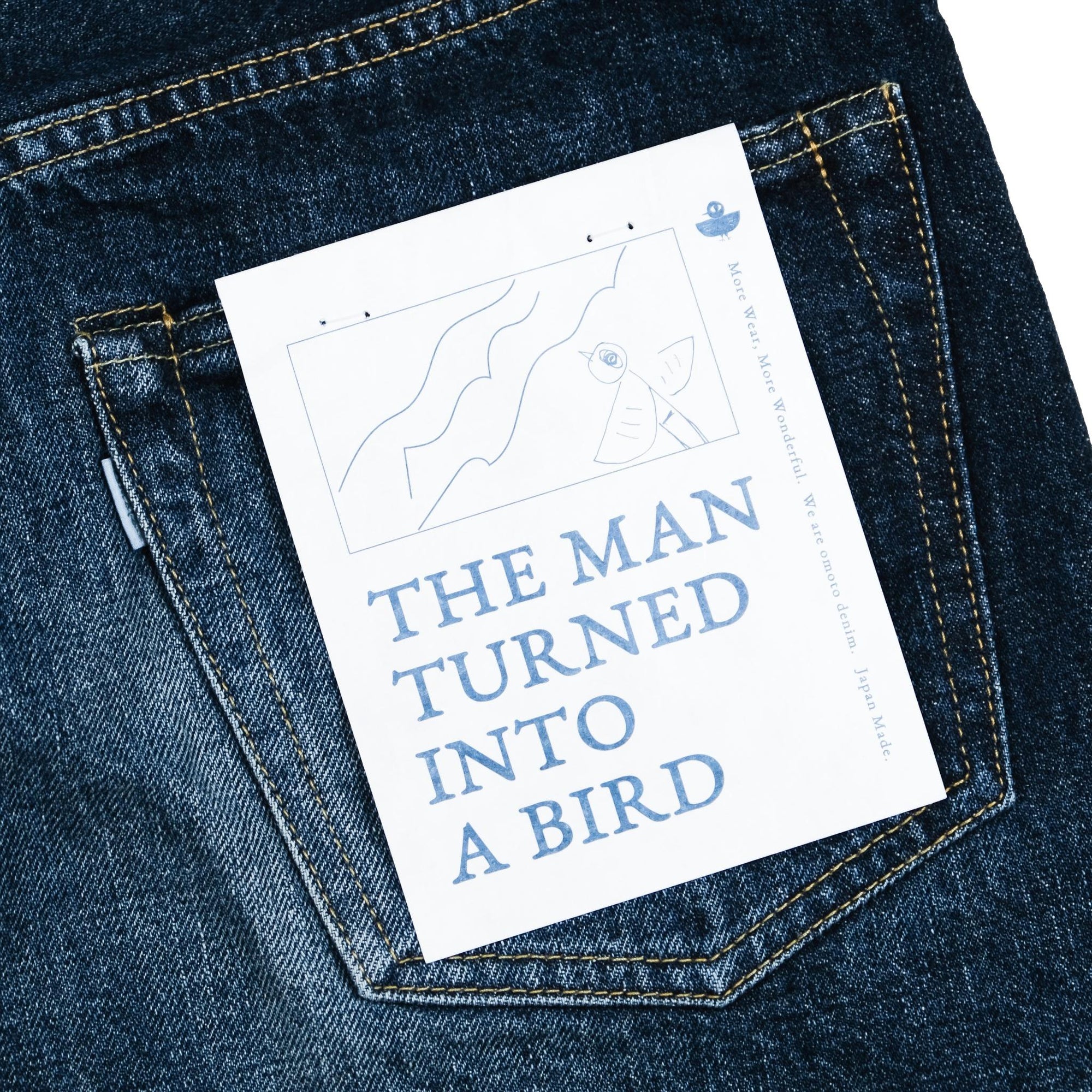 Omoto Denim "2 Year Wash" Distressed 13.5oz. Selvedge Jeans (Slim Straight)