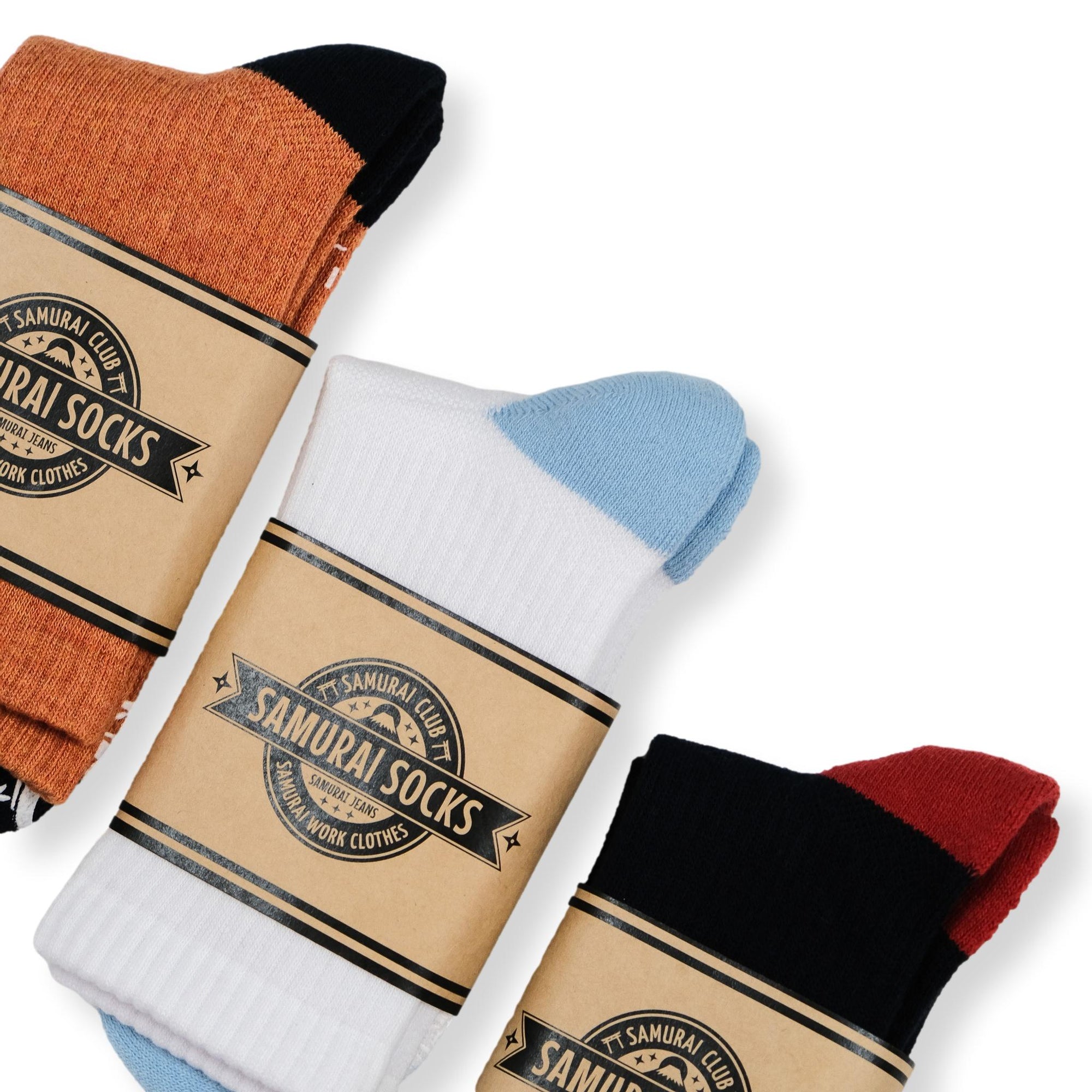 Samurai Jeans SJKS25-NEL Embroidered Crew Socks