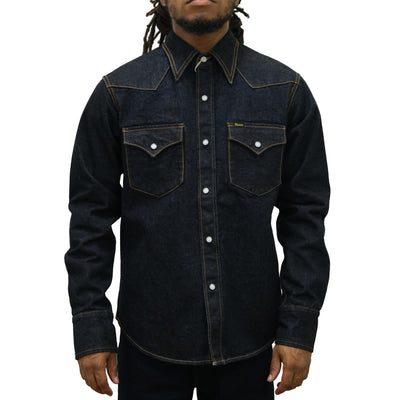 [Pre-Order] Studio D'Artisan 14oz. Selvedge Denim Western Shirt
