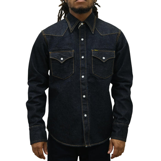 [Pre-Order] Studio D'Artisan 14oz. Selvedge Denim Western Shirt