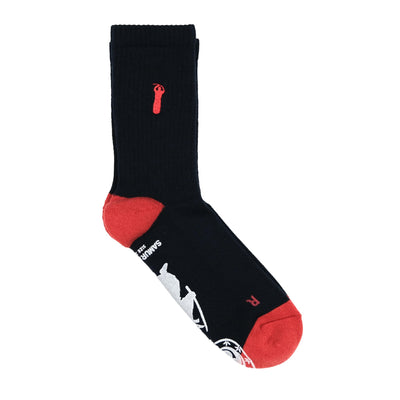Samurai Jeans SJKS25-NEL Embroidered Crew Socks