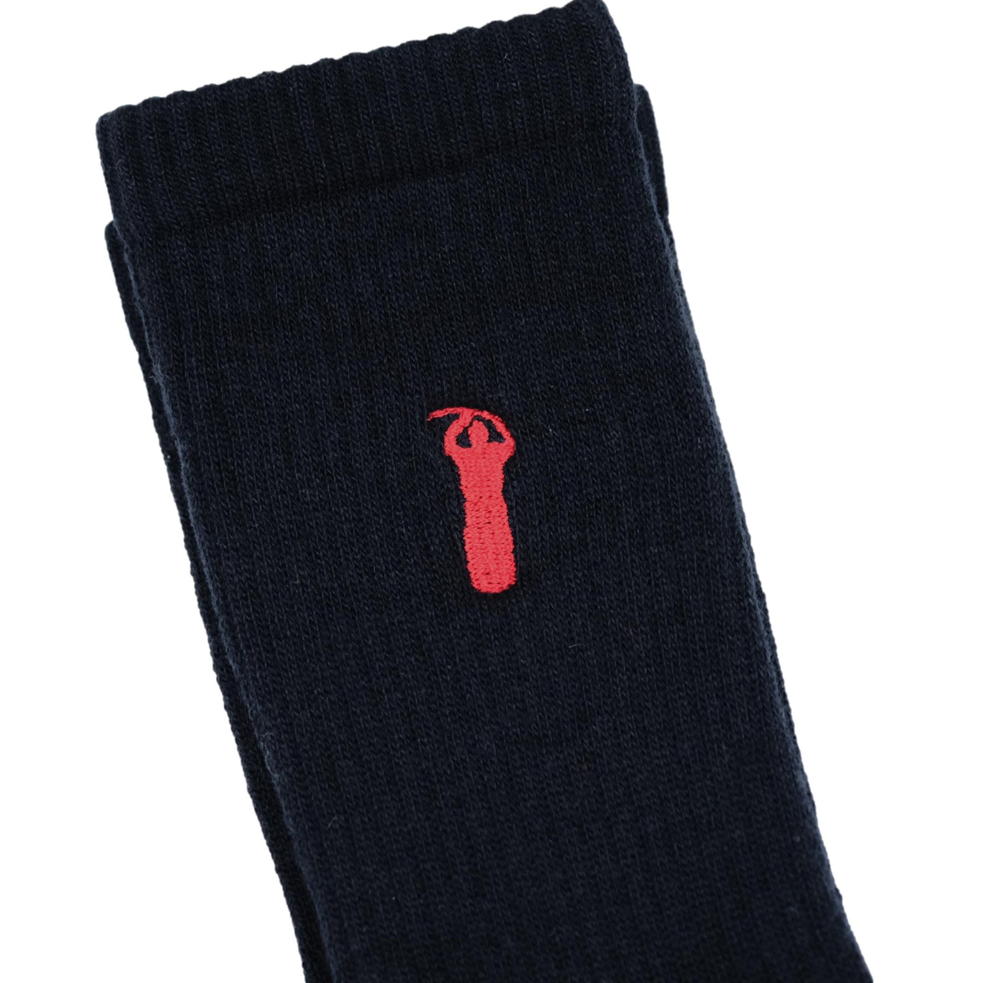 Samurai Jeans SJKS25-NEL Embroidered Crew Socks