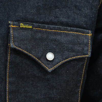 [Pre-Order] Studio D'Artisan 14oz. Selvedge Denim Western Shirt