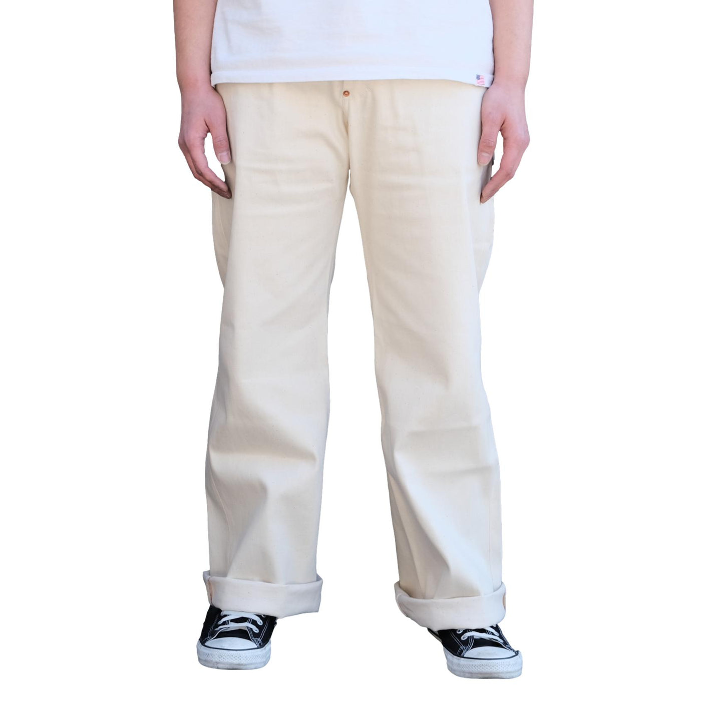 Plest "101" Ecru Selvedge Denim Jeans