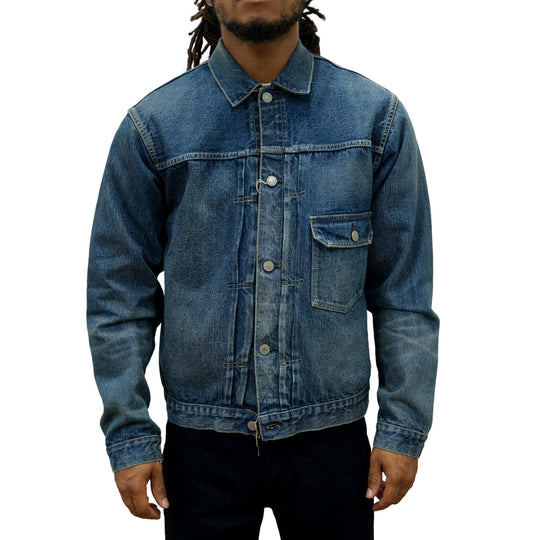 [Pre-Order] Studio D'Artisan Distressed "Hang Dry" Type 1 Selvedge Jacket