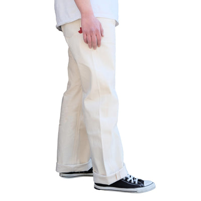 Plest "101" Ecru Selvedge Denim Jeans