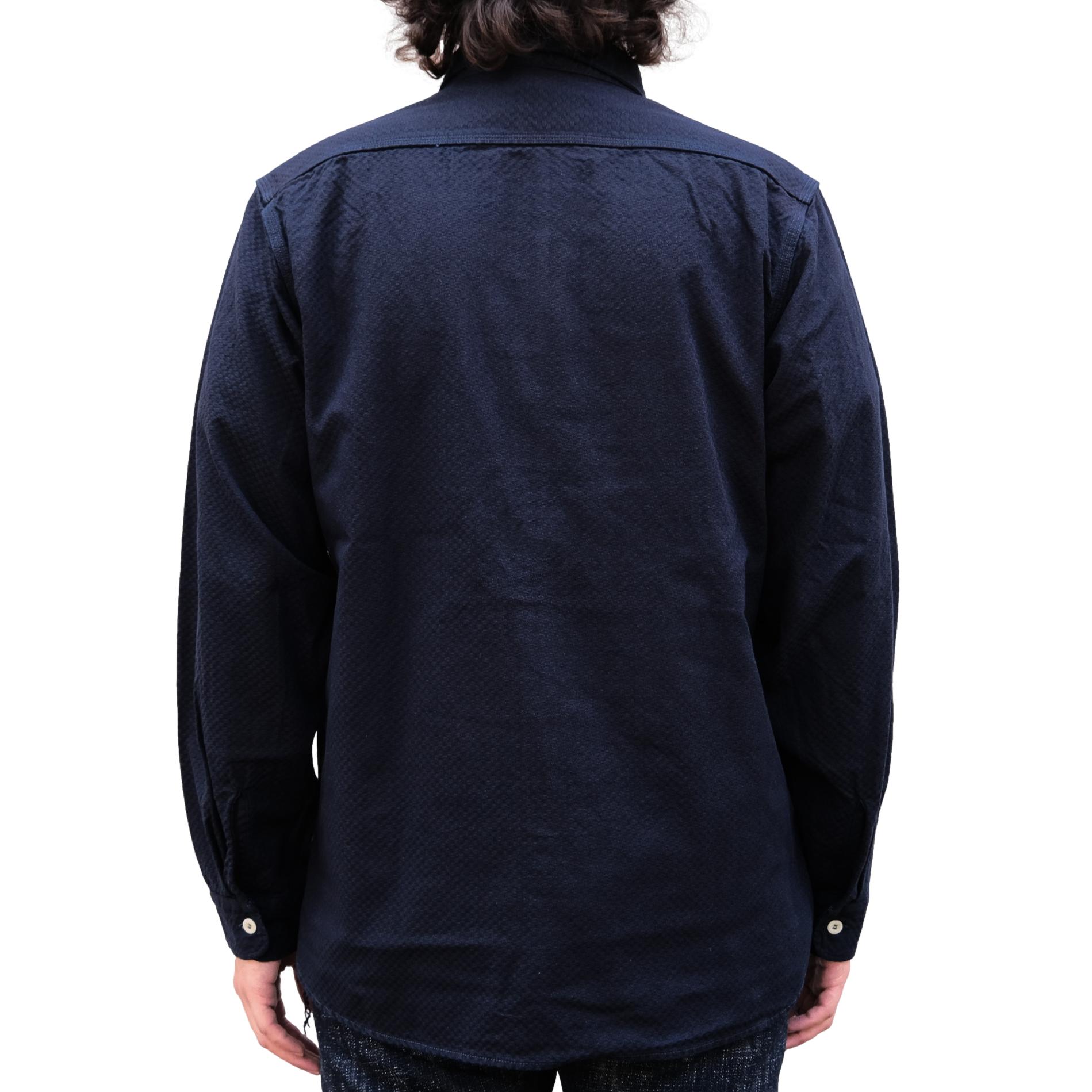 Omoto Denim "Ichimatsu" Indigo Selvedge Work Shirt
