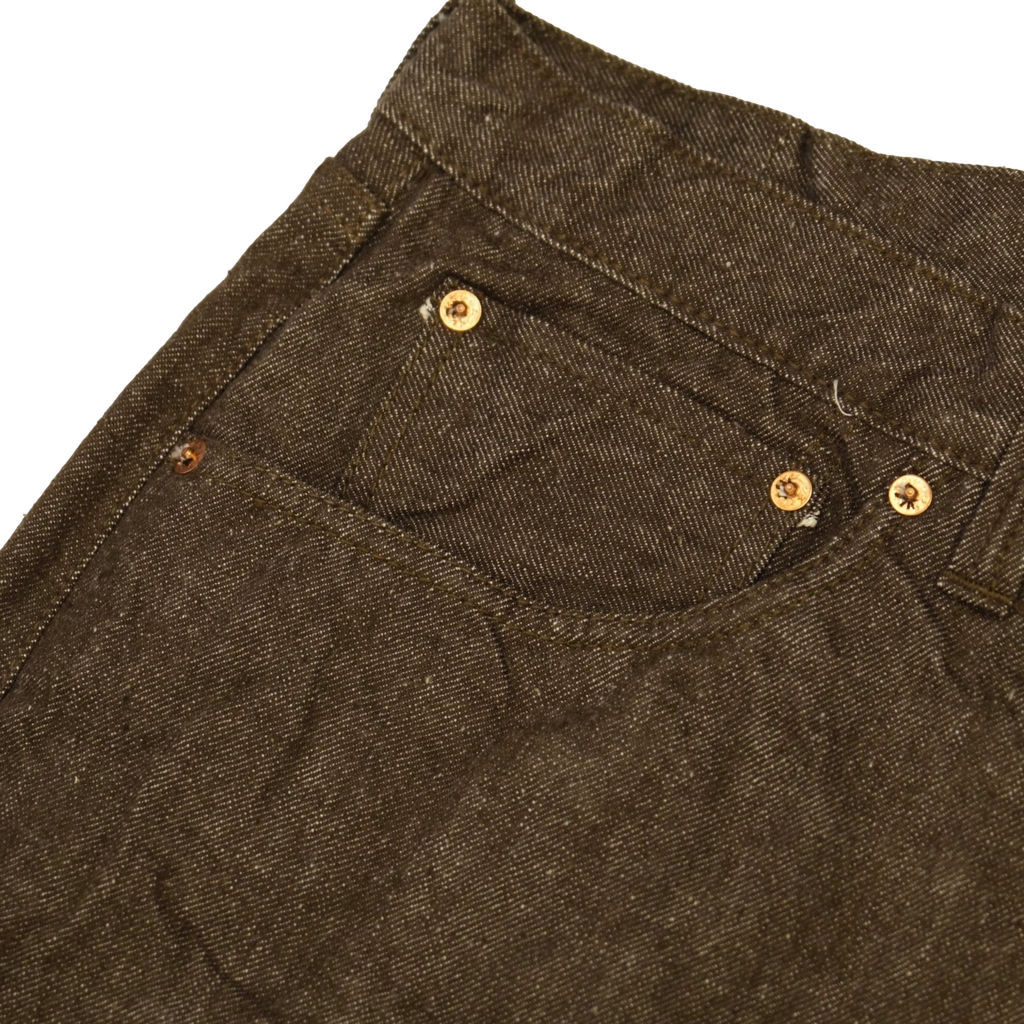 Samurai Jeans S310BRX "Kanoko" Brown Selvedge Denim Jeans (Wide Straight)
