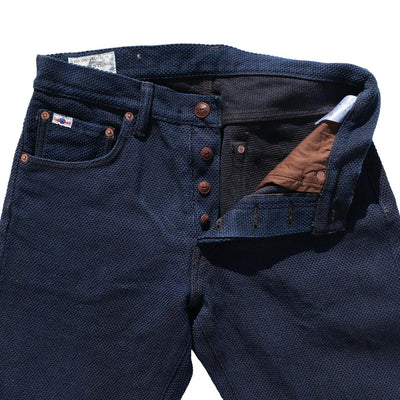 OD+SDA "Kasezome" Indigo x Dorozome Sashiko Selvedge Pants (Relax Tapered)