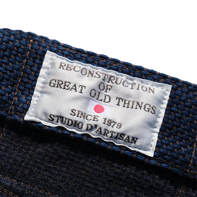 OD+SDA "Kasezome" Indigo x Dorozome Sashiko Selvedge Pants (Relax Tapered)