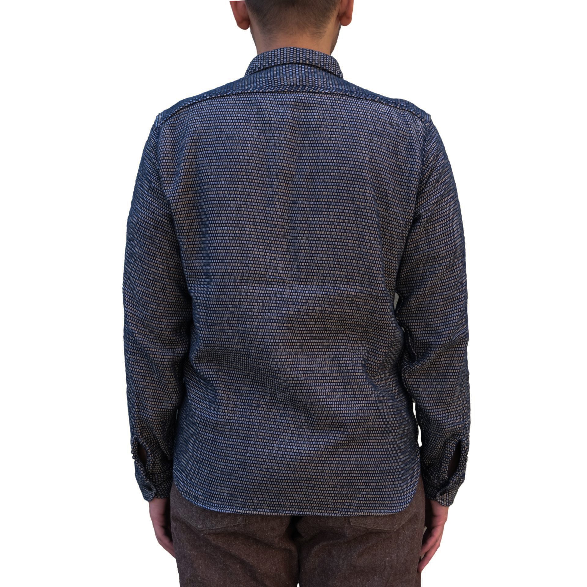 Samurai Jeans SSS26-NRS "Noragi Sashiko" Work Shirt