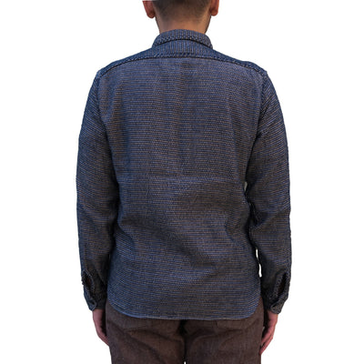 Samurai Jeans SSS26-NRS "Noragi Sashiko" Work Shirt