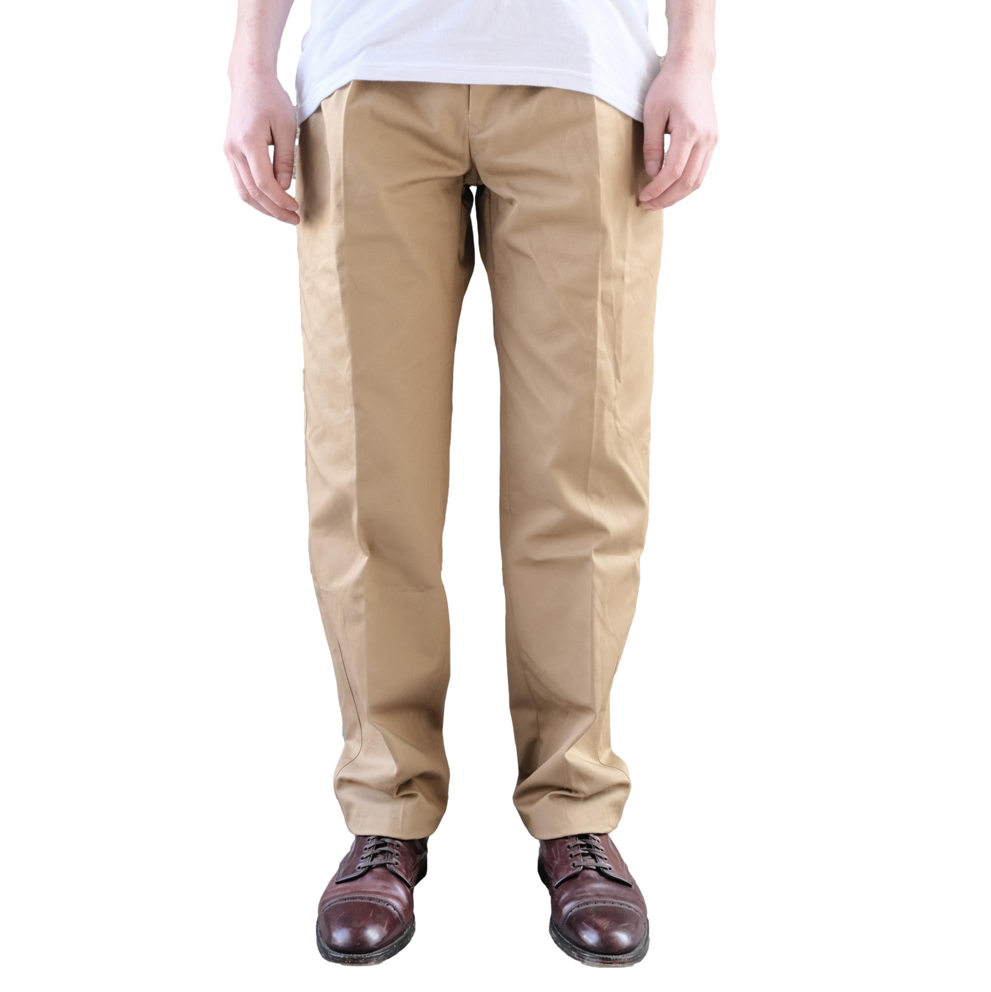 Soundman "Clarke" Double Pleated Officer Trousers - Okayama Denim