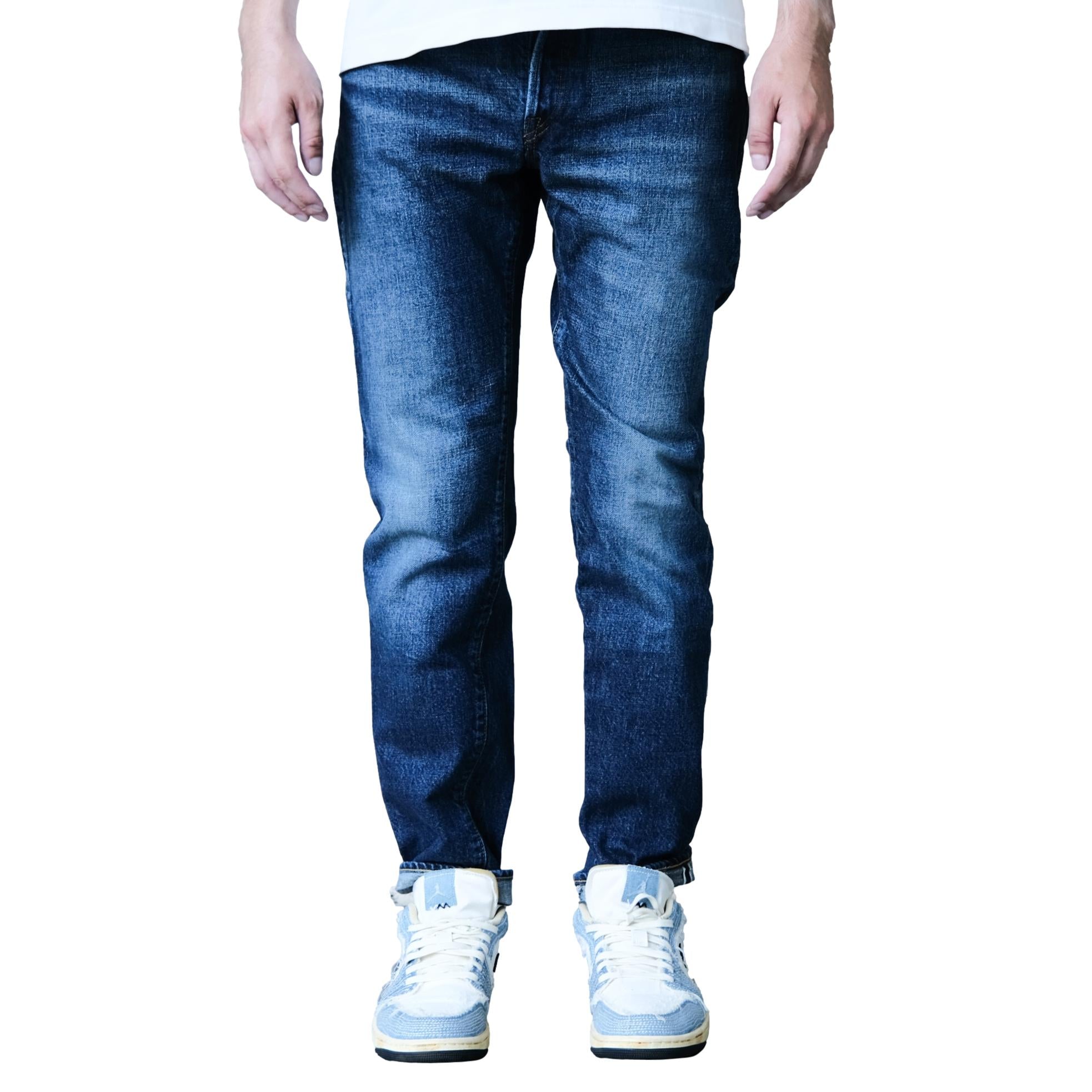 Omoto Denim "2 Year Wash" Distressed 13.5oz. Selvedge Jeans (Slim Straight)