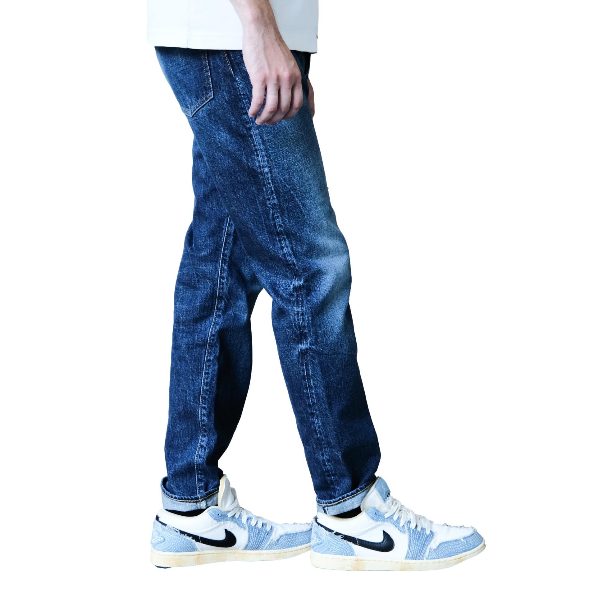 Omoto Denim "2 Year Wash" Distressed 13.5oz. Selvedge Jeans (Slim Straight)