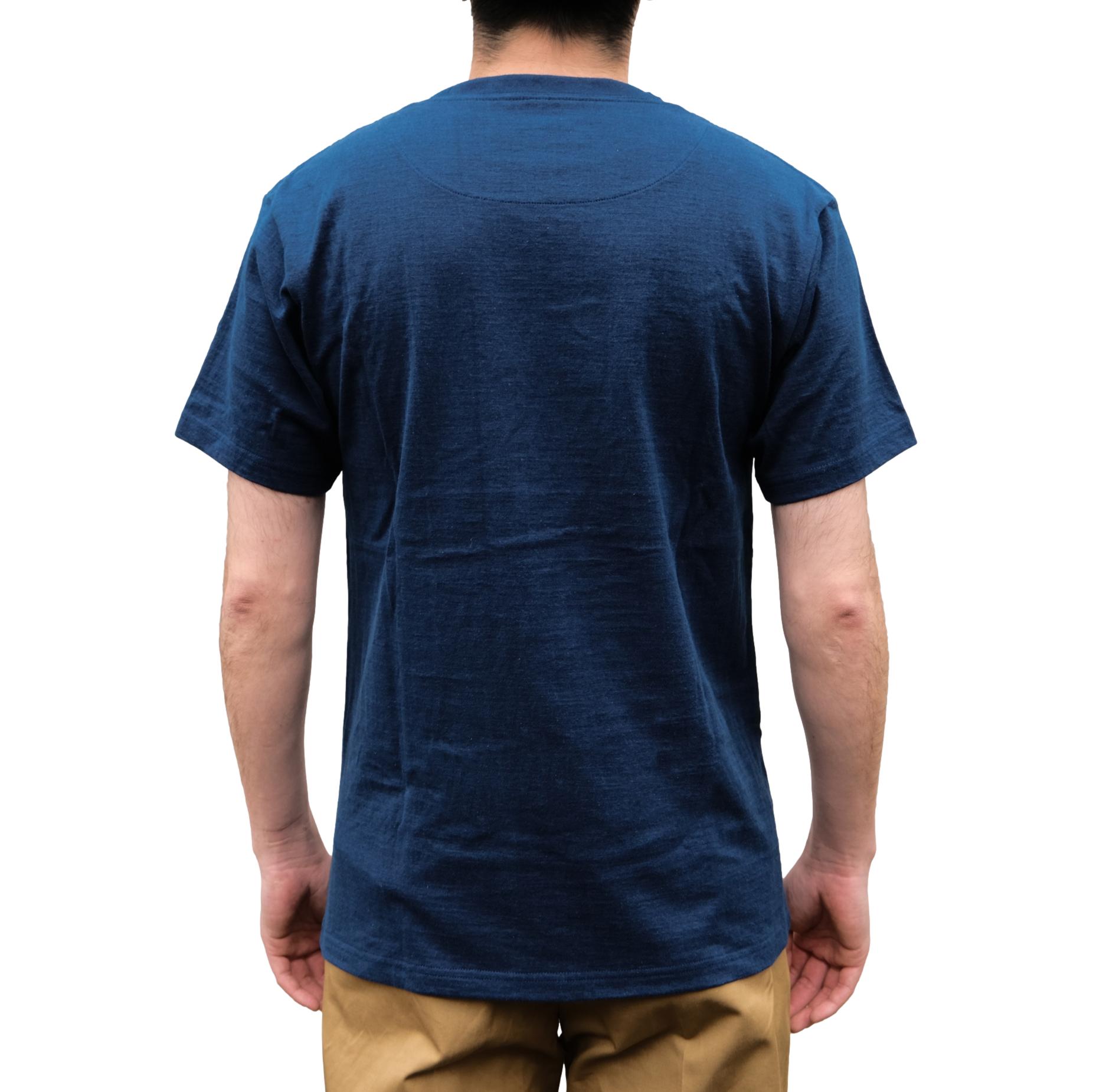 Terroir Natural Indigo Dyed Tee - Okayama Denim