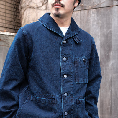 Soundman "Marshall" Indigo Sashiko USN Coverall - Okayama Denim