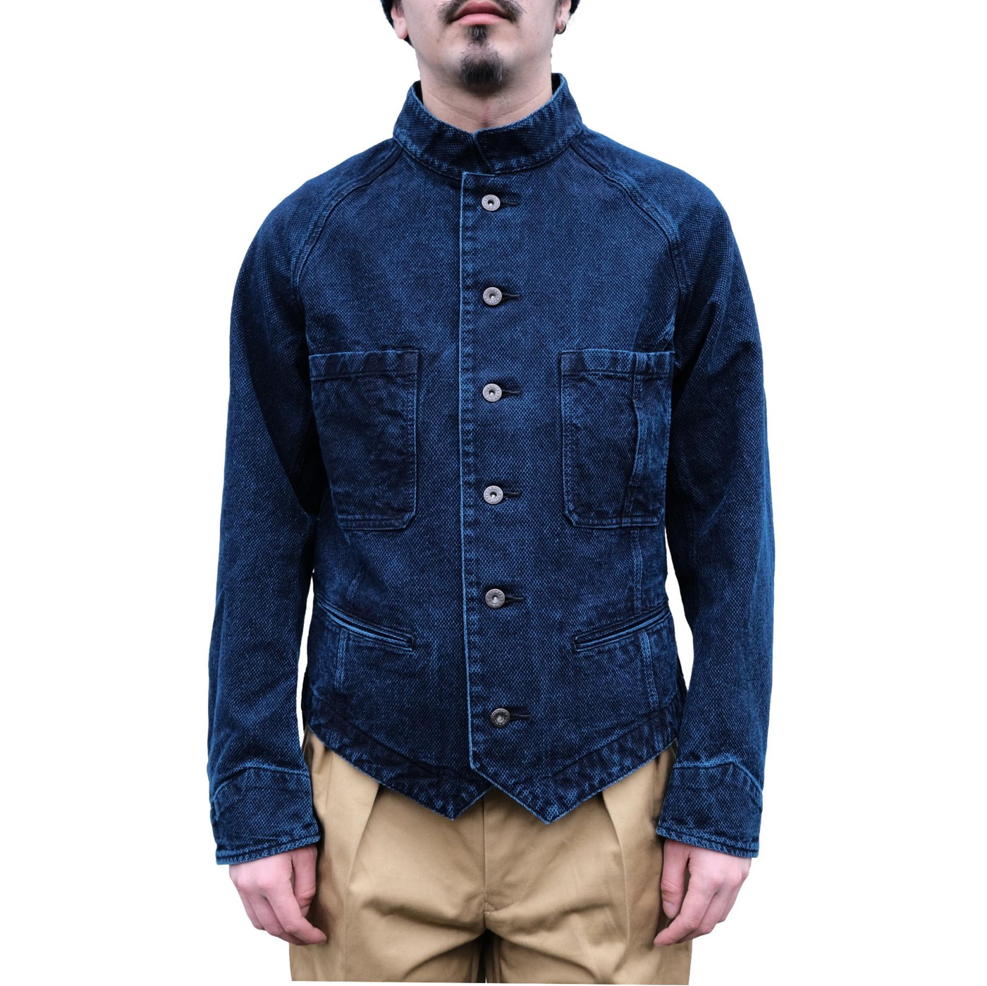 Soundman "Fender" Indigo Sashiko Engineer Jacket