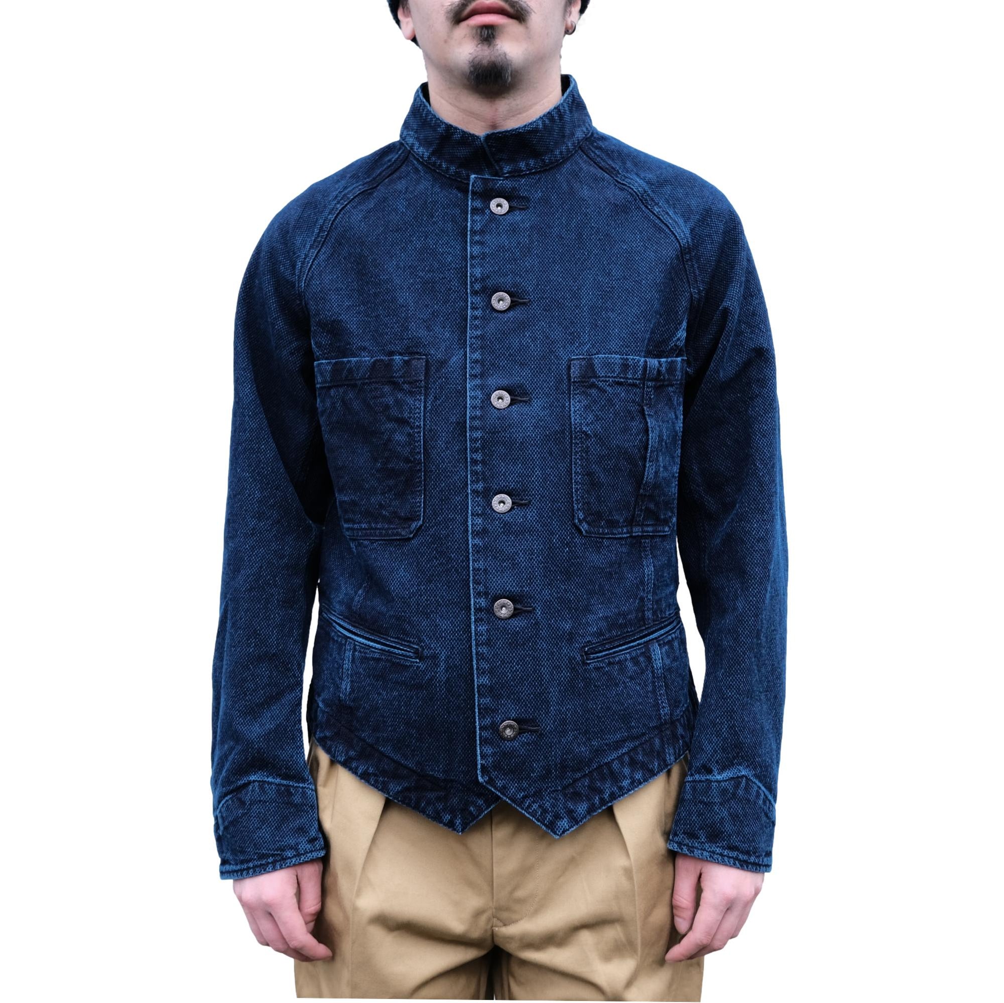 Soundman "Fender" Indigo Sashiko Engineer Jacket - Okayama Denim