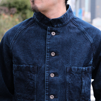 Soundman "Fender" Indigo Sashiko Engineer Jacket - Okayama Denim