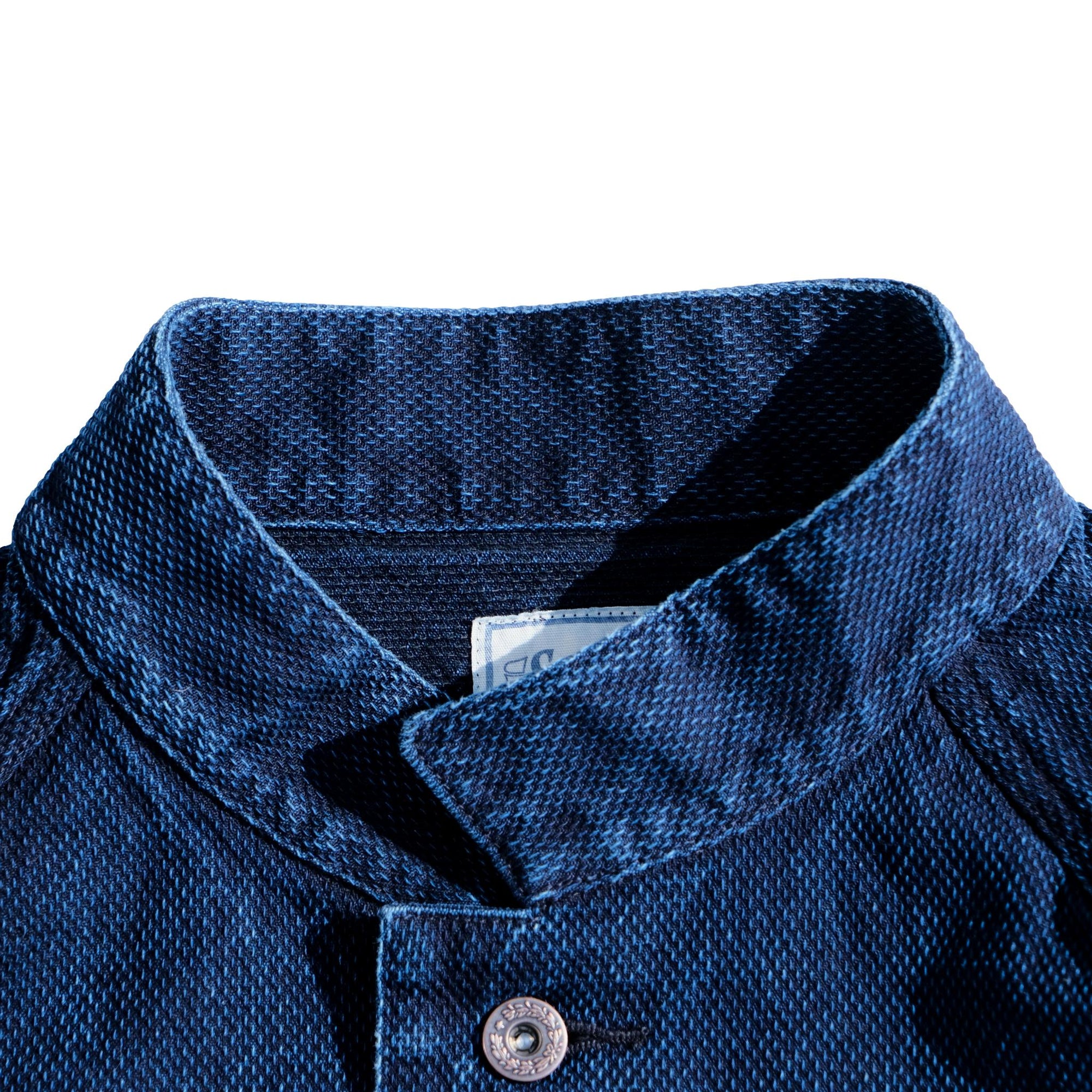 Soundman "Fender" Indigo Sashiko Engineer Jacket - Okayama Denim