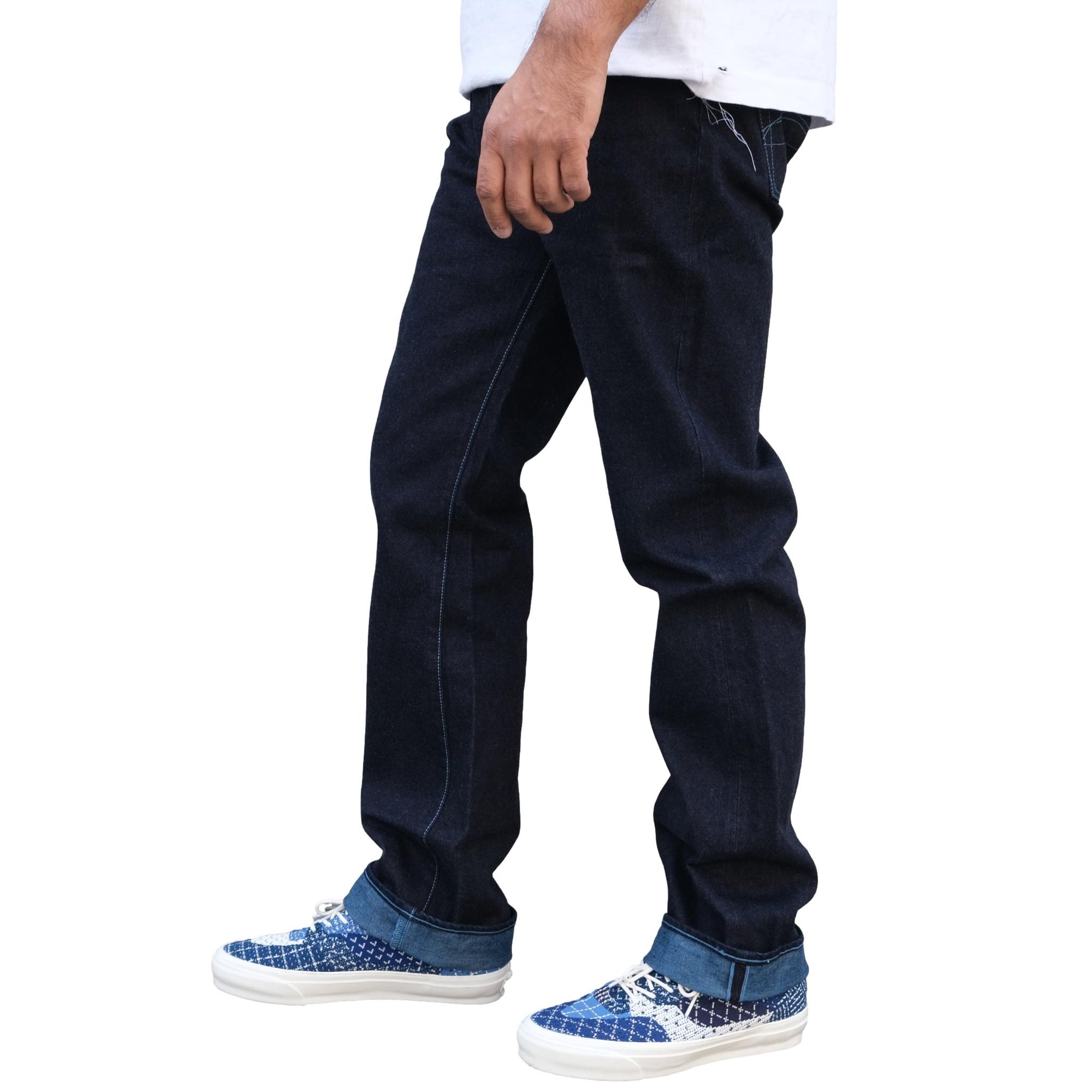 Studio D'Artisan "Kyoto Aqua Indigo" Selvedge Jeans (Regular Straight)