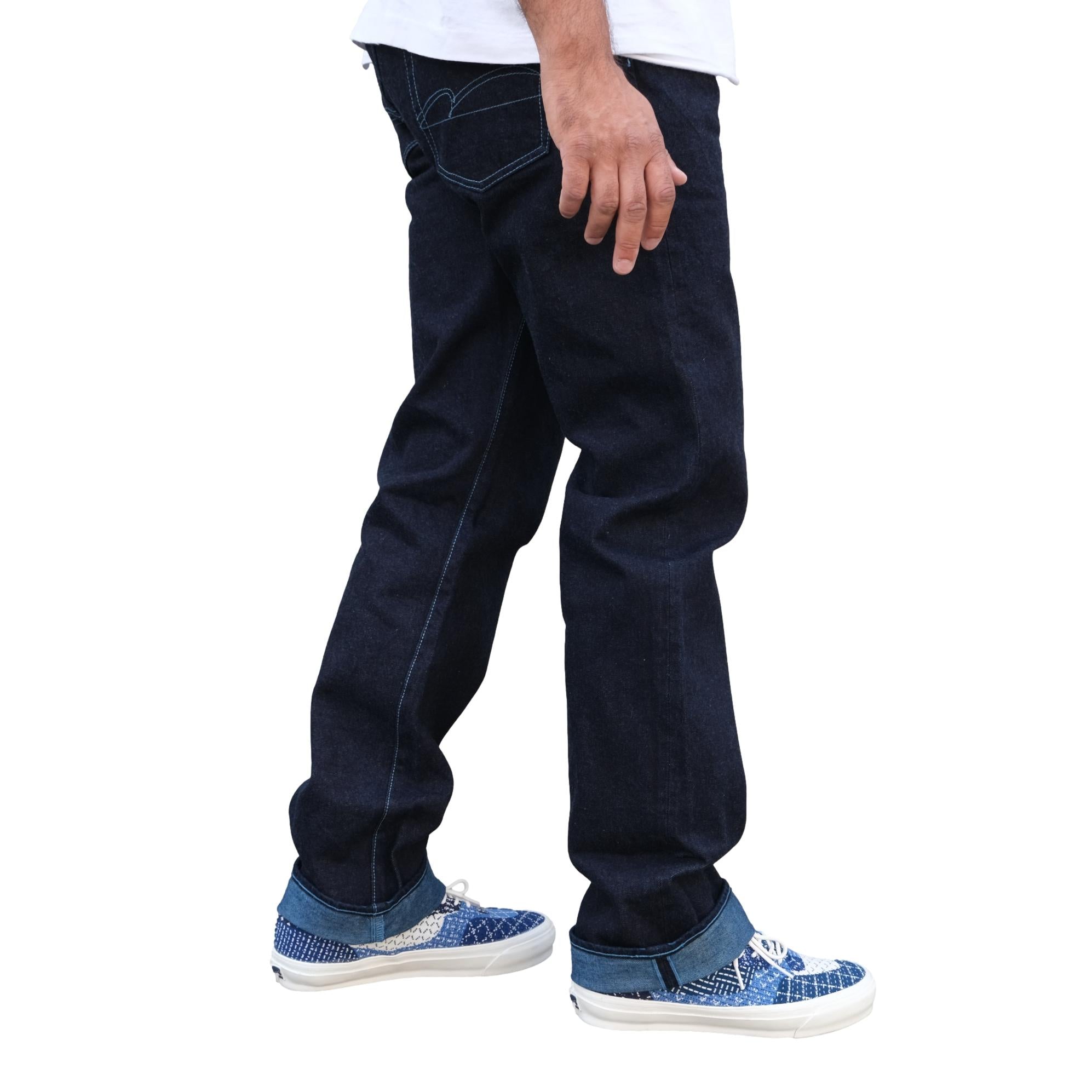 Studio D'Artisan "Kyoto Aqua Indigo" Selvedge Jeans (Regular Straight)