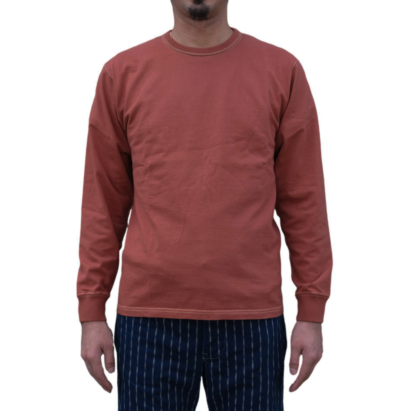 The Flat Head L/S Tee (Orange)