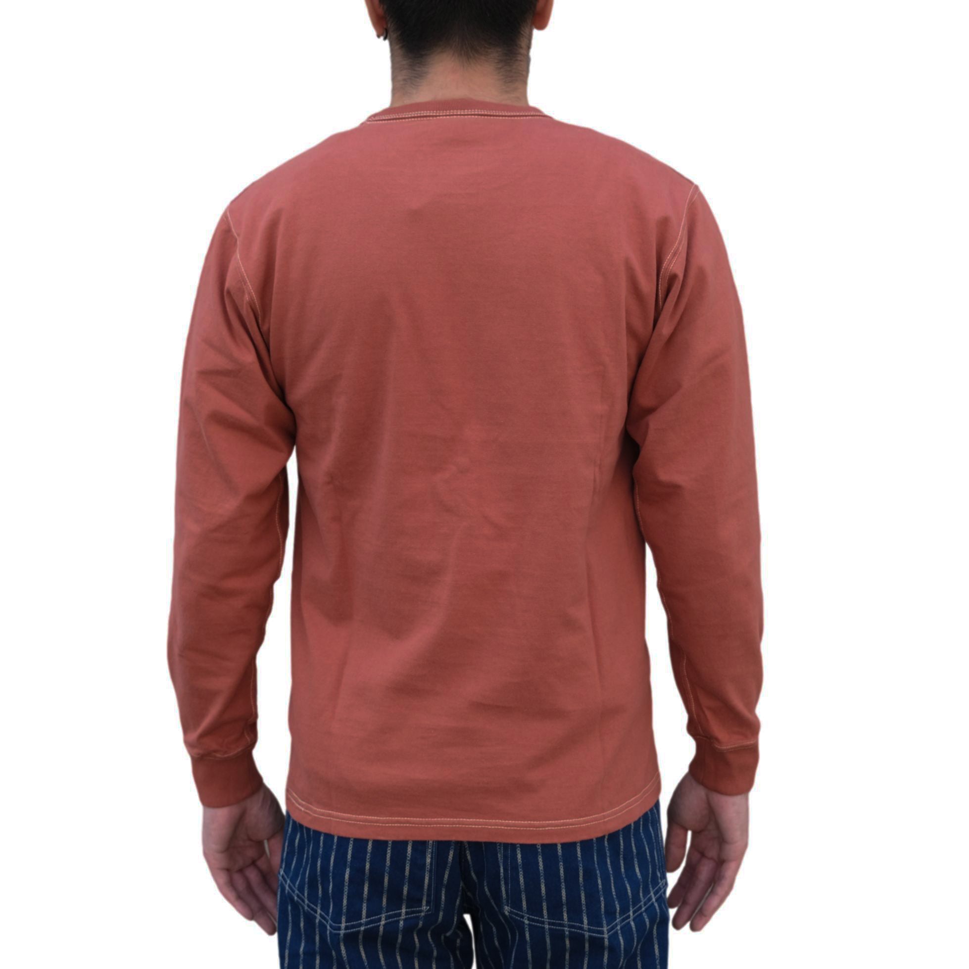 The Flat Head L/S Tee (Orange)