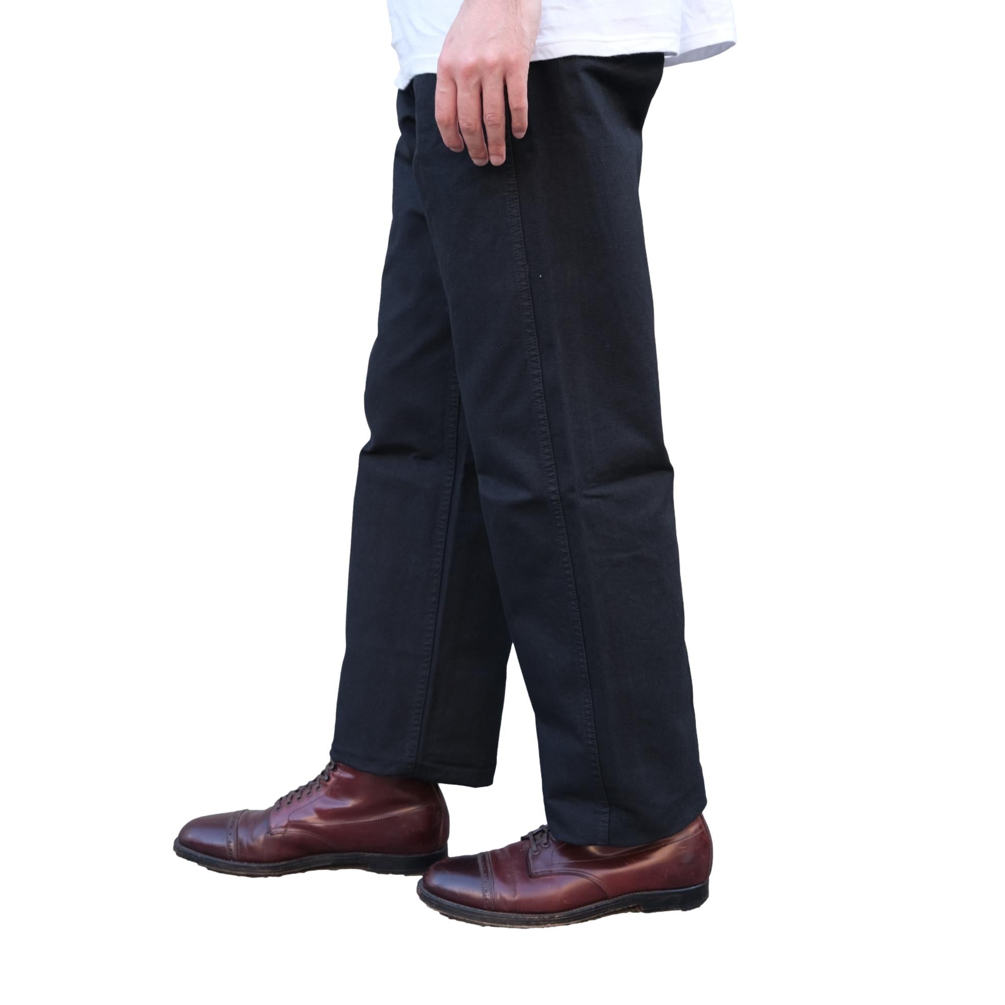 Studio D'Artisan Duck Work Pants (Black)
