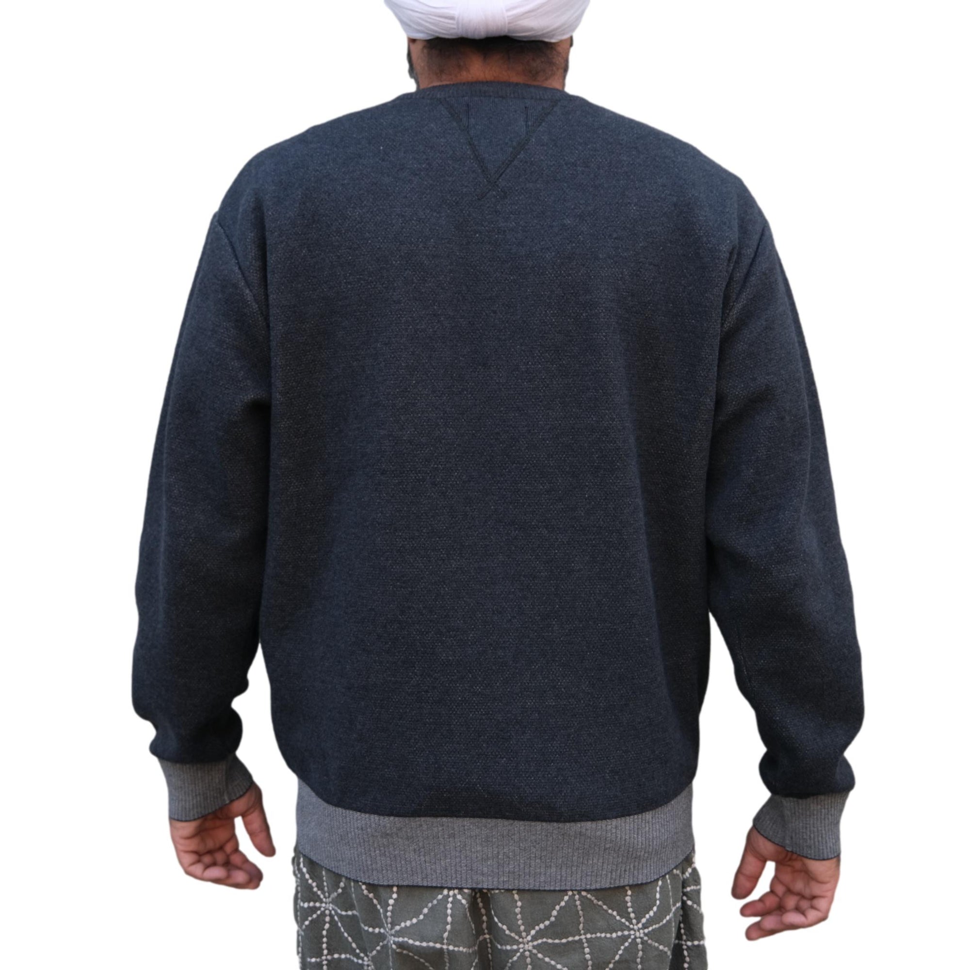 Studio D'Artisan Loopwheel Crewneck Sweatshirt (Black)