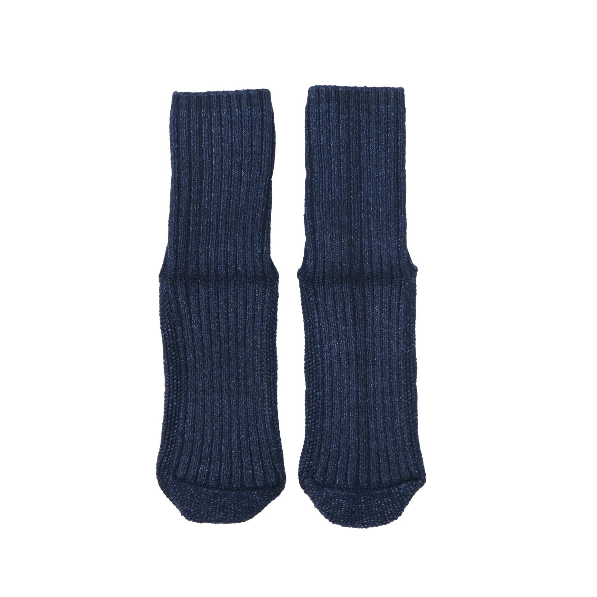 Big John Indigo Dyed Heavyweight Crew Socks