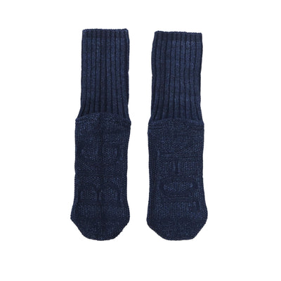 Big John Indigo Dyed Heavyweight Crew Socks