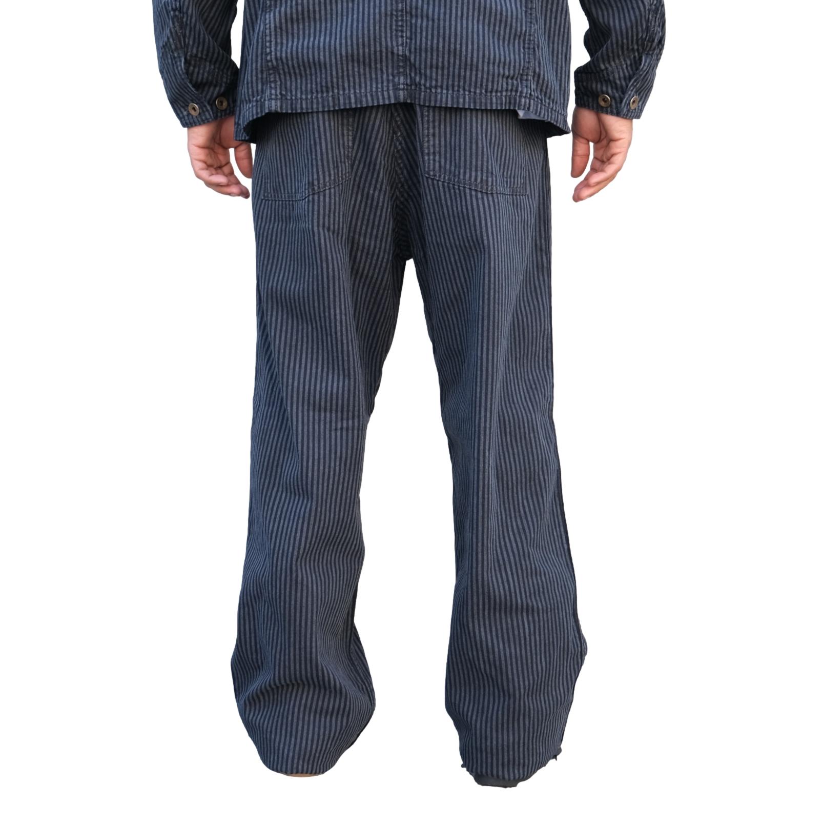 Fullcount Black Hickory Stripe Work Pants
