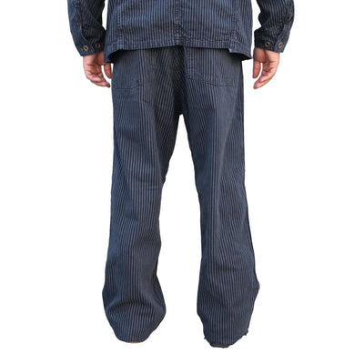 Fullcount Black Hickory Stripe Work Pants