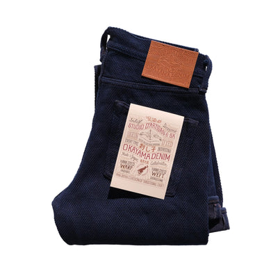 OD+SDA "Kasezome" Indigo x Dorozome Sashiko Selvedge Pants (Relax Tapered)