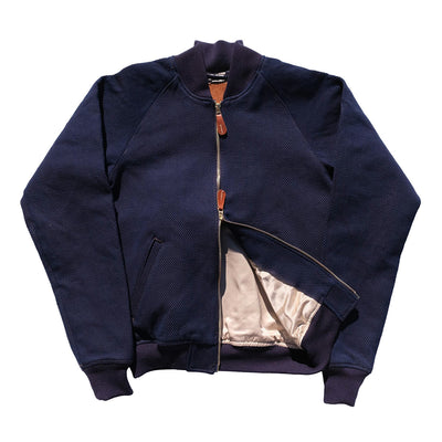 OD+SDA "Kasezome" Indigo x Dorozome Sashiko Selvedge Bomber Jacket