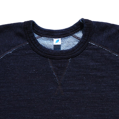 Pure Blue Japan Indigo Dyed Crewneck Sweatshirt