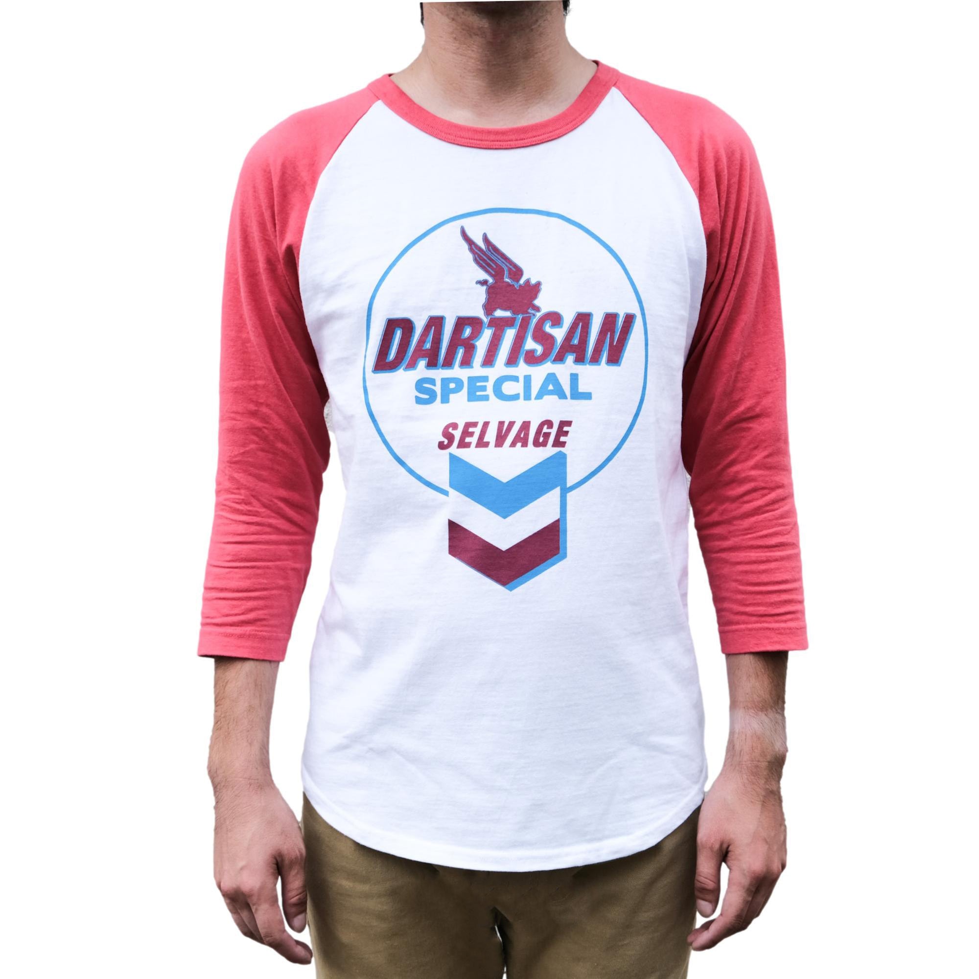 Studio D'Artisan "Gasoline" Logo Print 3/4 Length Sleeve Tee