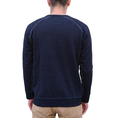 Pure Blue Japan Indigo Dyed Crewneck Sweatshirt
