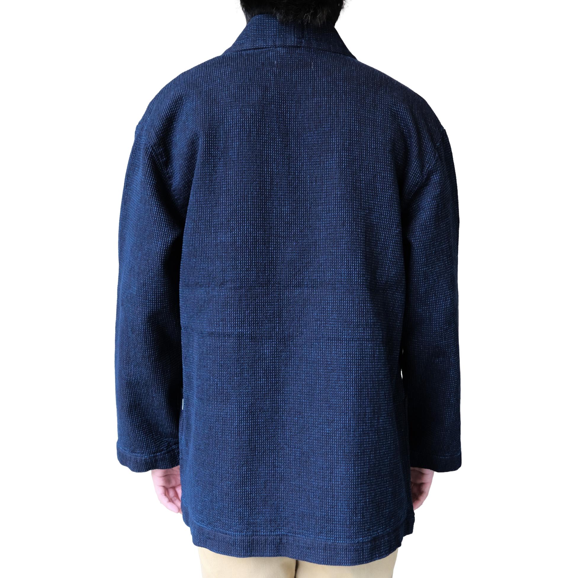 Omoto Denim 12oz. Indigo Cube Sashiko Happi