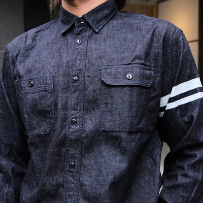 Momotaro 8oz. GTB Selvedge Denim Work Shirt