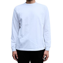 Momotaro Suvin Gold GTB L/S Tee (White) - Okayama Denim