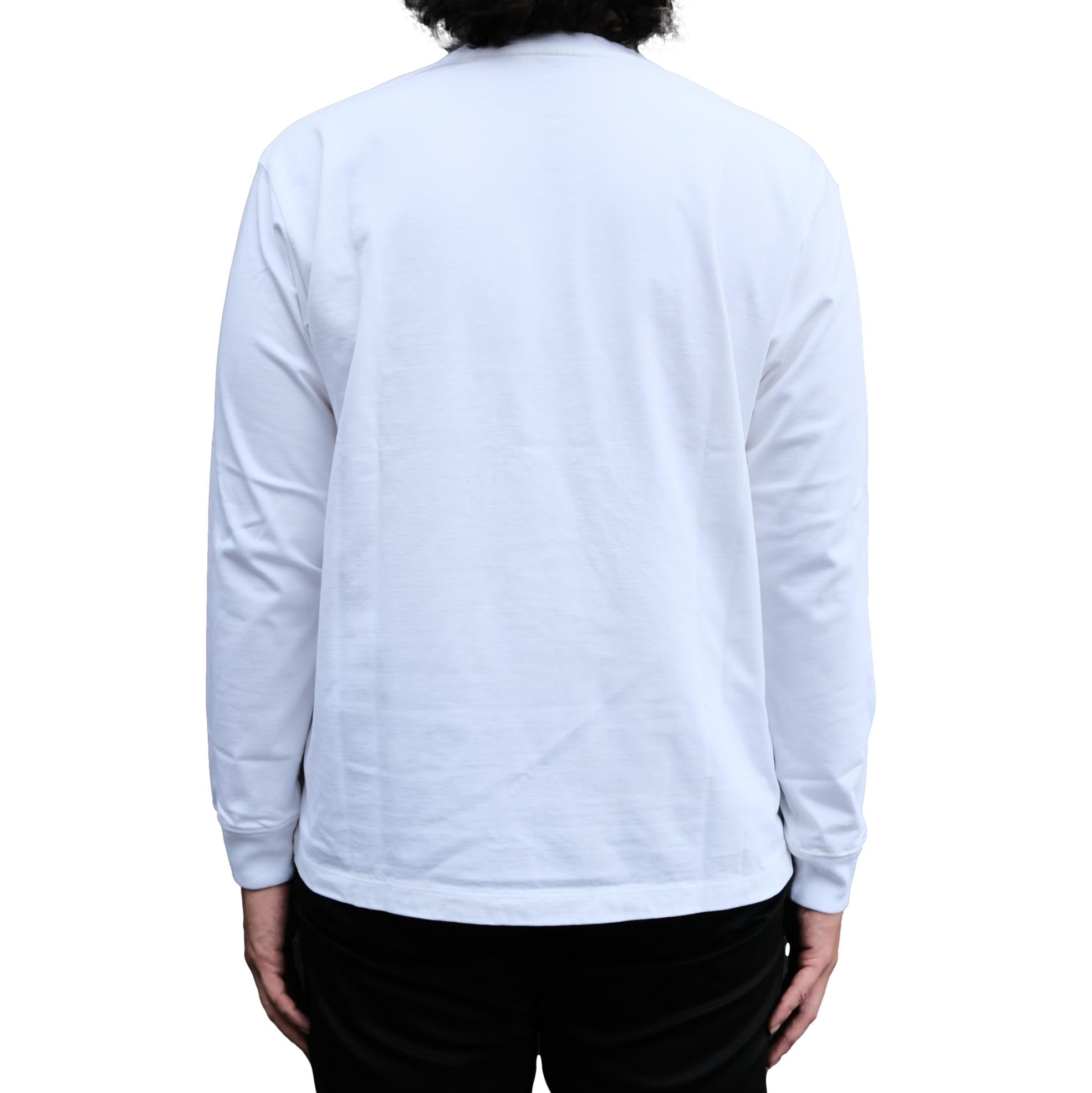 Momotaro Suvin Gold GTB L/S Tee (White) - Okayama Denim