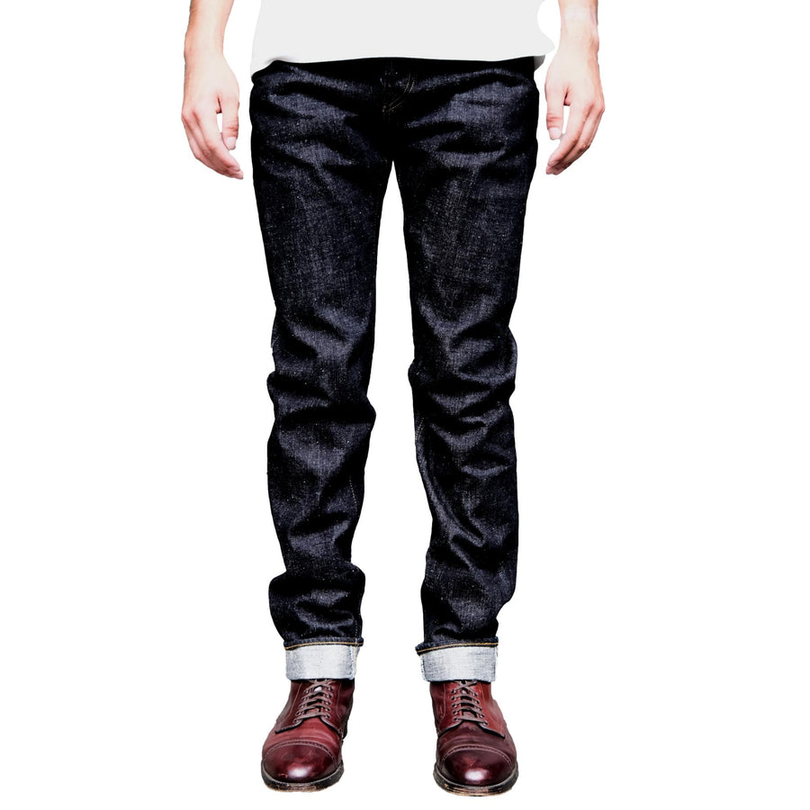 Omoto Denim 0411 15.5oz. Slub x Nep Selvedge Jeans (Slim Straight) - Okayama Denim