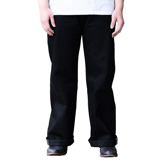 Plest "101" Black Selvedge Denim Jeans