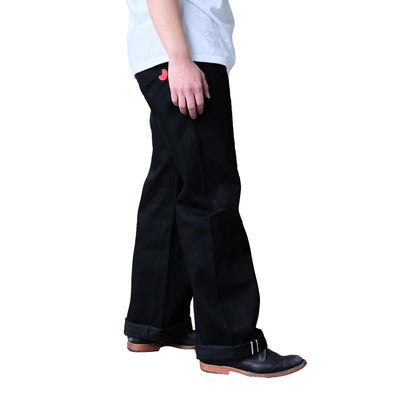 Plest "101" Black Selvedge Denim Jeans