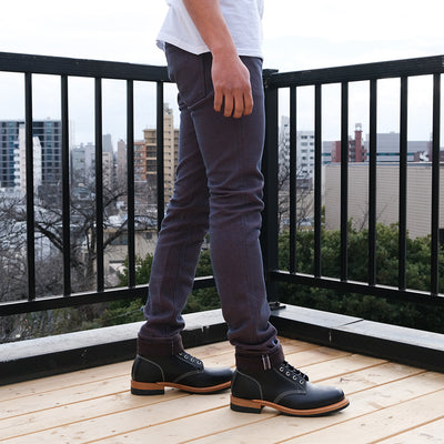 OD+PBJ Indigo x Kakishibu Sashiko Selvedge Pants (Slim Tapered)